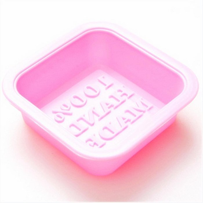 OPPOHERE Hand Made Silicone Making Mould Rectangle Stand Cake Ice Coap Molds Simple
