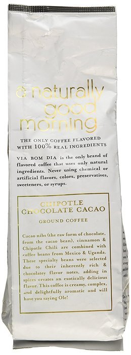 100% Naturally Flavored Coffee, Cinnamon Chocolate, Ground Coffee + Real Cacao Nibs & Cinnamon (no artificial... N9