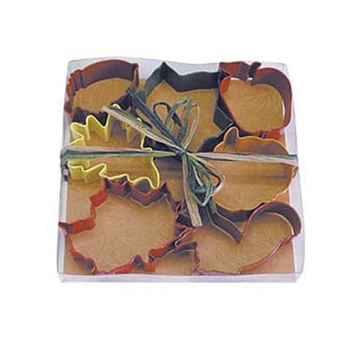 Dress My Cupcake DMC41CC1826 Autumn Leaf 7-Piece Cookie Cutter Set