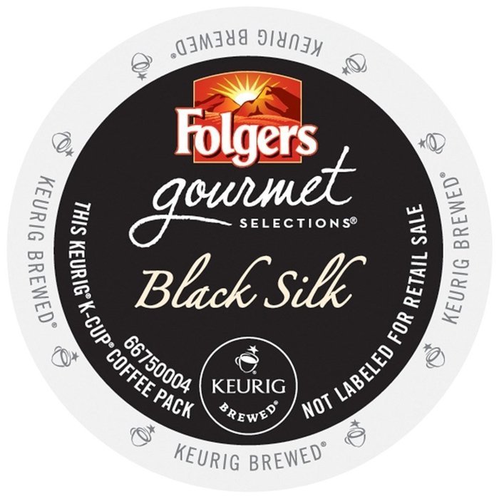 Folgers Gourmet Selections Black Silk Coffee K-Cups,Pack of 96