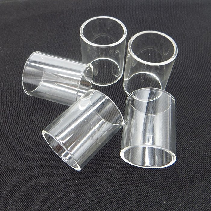 5 pcs Griffin Tank Tube Replacement Glass For 22mm Griffin (Clear) N2