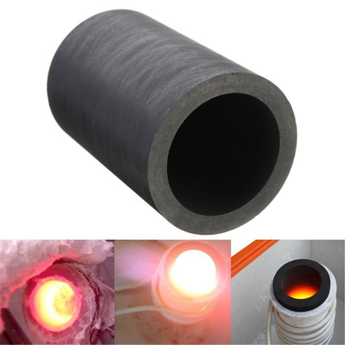 Funnytoday365 25Oz Pure Graphite Crucible Cup Propane Torch Melting Gold Silver Copper N3