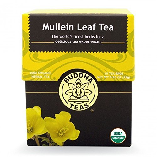 Mullein Tea - Organic Herbs - 18 Bleach Free Tea Bags