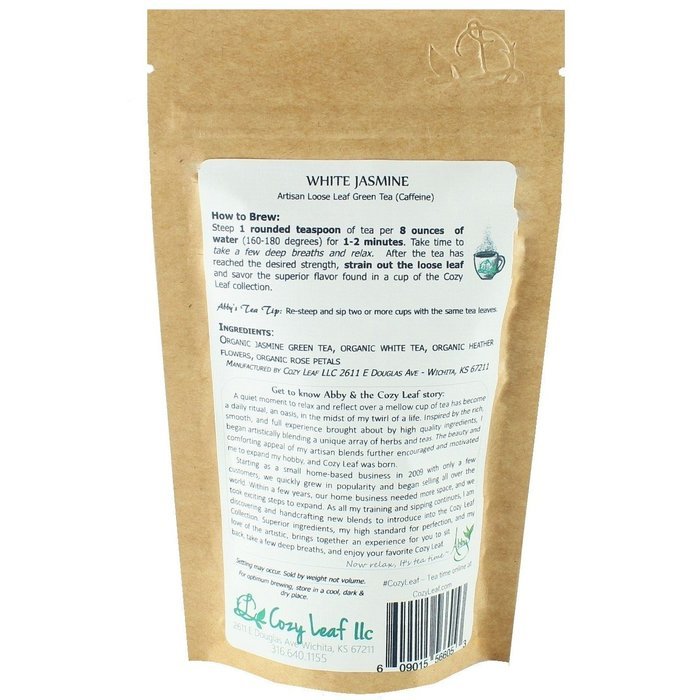 Cozy Leaf Gourmet Artisan Tea Blend Herbal Tea, Sleep Ease N36