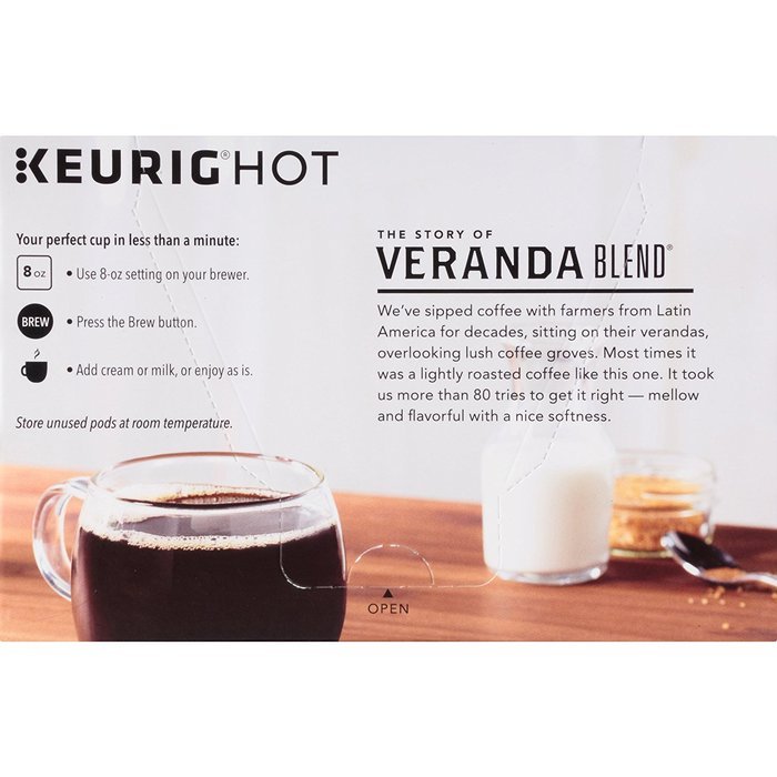 Starbucks Veranda Blend Blonde, K-Cup for Keurig Brewers, 60 Count N7