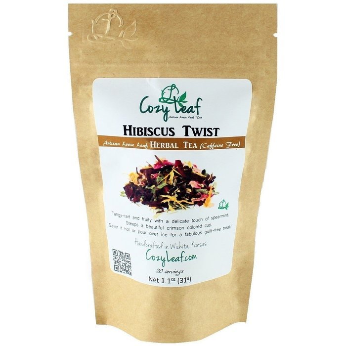 Cozy Leaf Gourmet Artisan Tea Blend Herbal Tea, Sleep Ease N46
