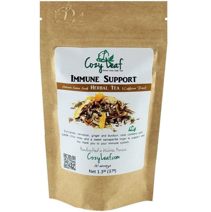 Cozy Leaf Gourmet Artisan Tea Blend Herbal Tea, Sleep Ease N48