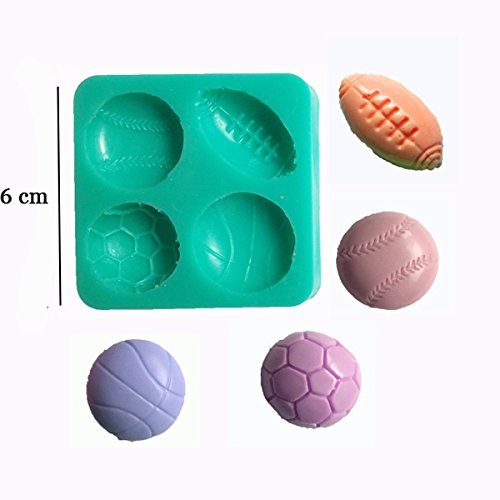 "Balls Shaped Silicone Mold Cake Decoration Fondant Cake 3D Mould" shopping