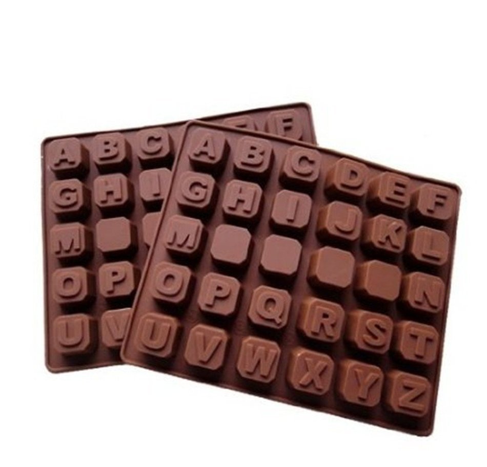 U-beauty 30 Cavity Letters Silicone Flexible Cake Chocolate Ice Jelly Soap Mold Mould Diy Tool N3