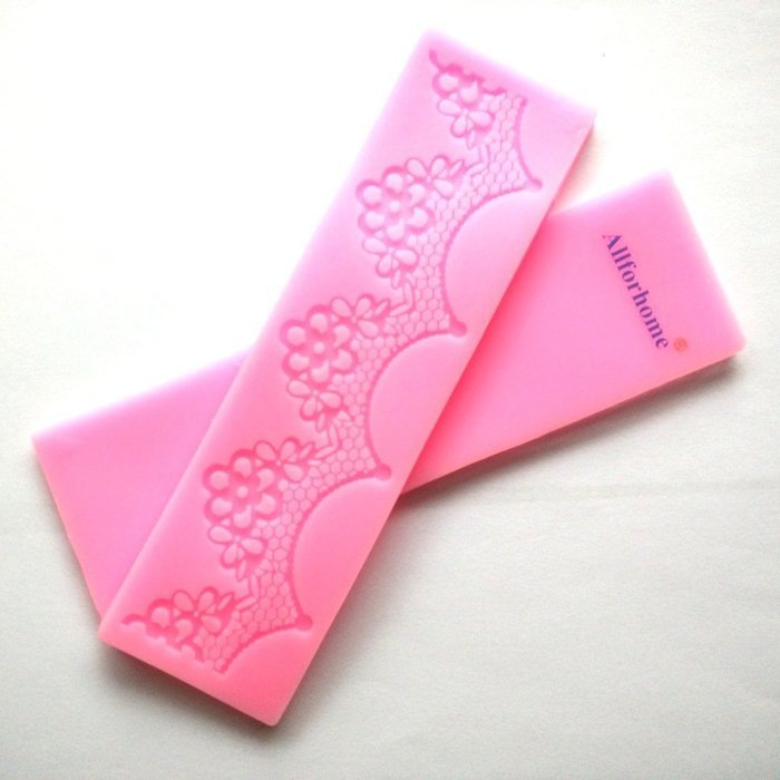 Allforhome(TM) Sugarcraft Silicone Lace Fondant Cake Decoration Mold Embossing Flower Decorating Mould