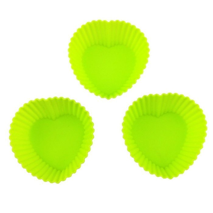 KAWAICAT 6-Pcs Reusable Silicone Baking Cups, Cupcake Liners, Muffin Cups - Non-Stick, Heat Resistant (Up to 480... N8