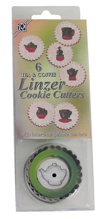 R & M Tea And Coffee Linzer Cookie Cutter Set