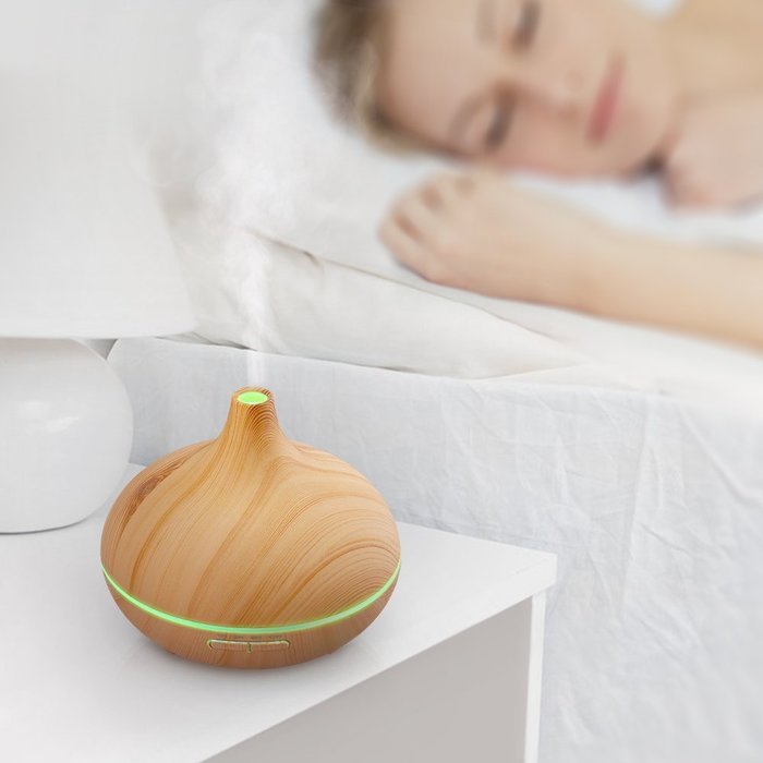 VicTsing 300ml Cool Mist Humidifier Ultrasonic Aroma Essential Oil Diffuser for Office Home Bedroom Living Room... N4