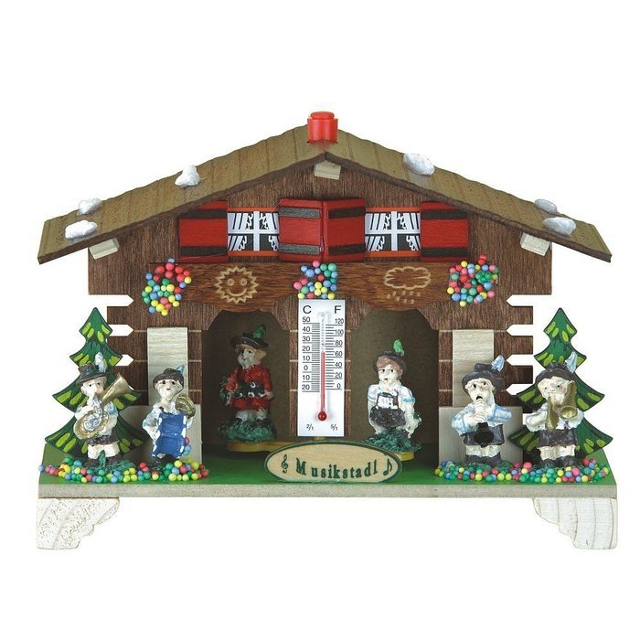 German Black Forest weather house Musikstadl TU 840