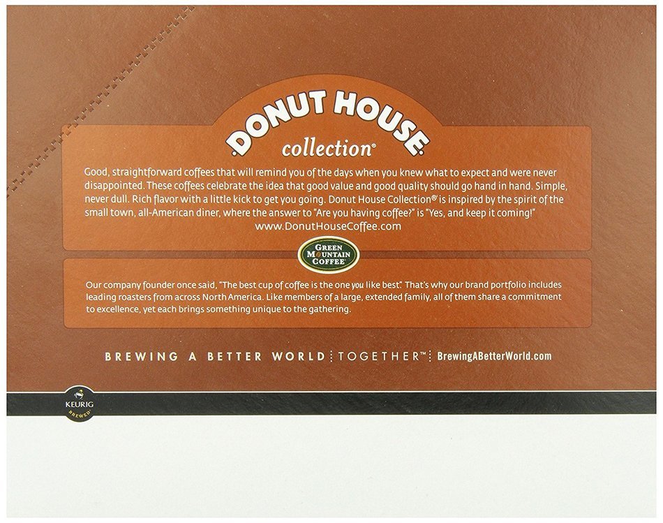 Donut House Collection Donut House Decaf, Keurig K-Cups, 24-Count N14