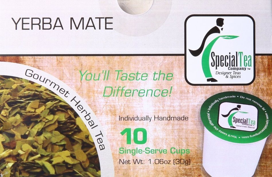 Special Tea Single Serve Cup, Yerba Mate Tea, 10 Count, 10 Count