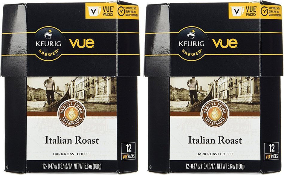 Barista Prima Italian Roast Coffee Keurig Vue Portion Pack, 24 count