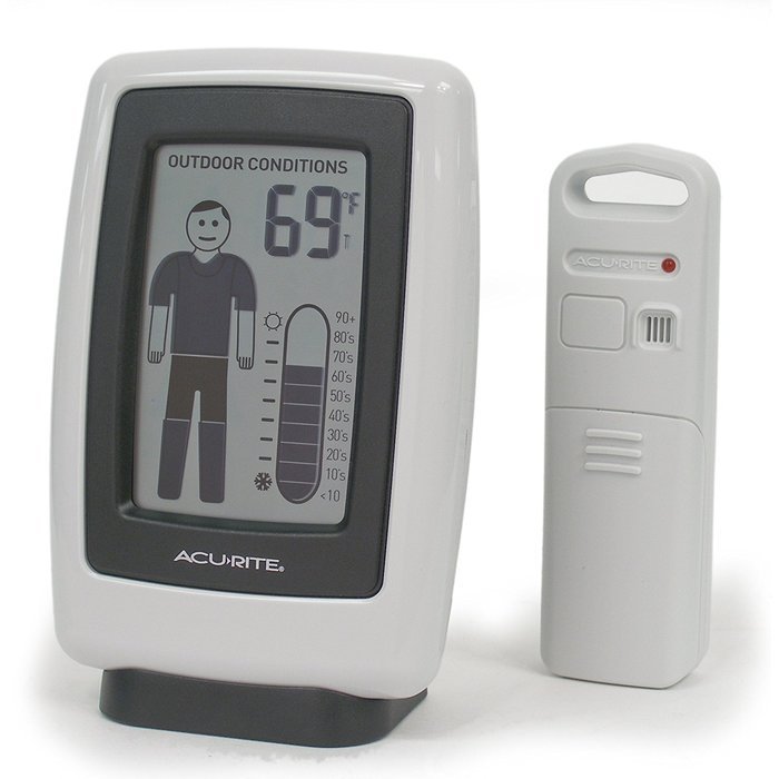 AcuRite 00536 What-to-Wear Wireless Thermometer N2