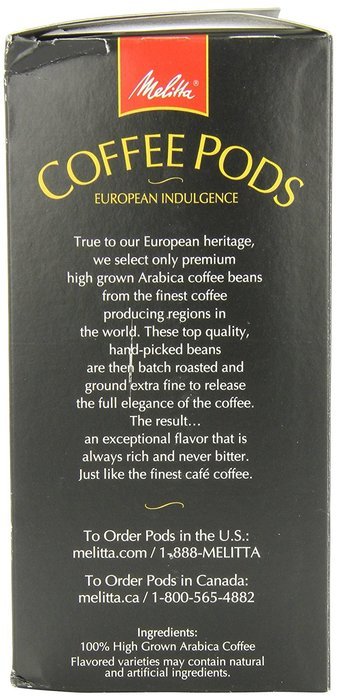 Melitta Coffee Pods, Buzzworthy, Dark Roast, 18-Count (Pack of 4) N10