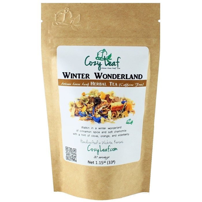 Cozy Leaf Gourmet Artisan Tea Blend Herbal Tea, Sleep Ease N62