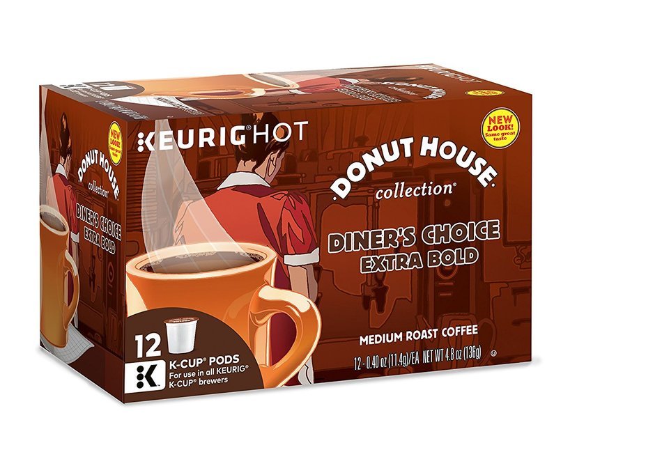Donut House Collection Donut House Decaf, Keurig K-Cups, 24-Count N38