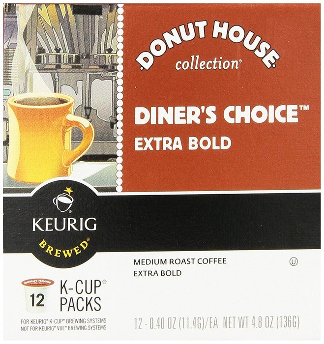 Donut House Collection Donut House Decaf, Keurig K-Cups, 24-Count N39