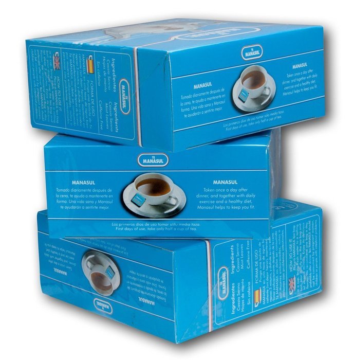 Manasul Tea 50's 3-Pack- Te Manasul (150 Total Tea Bags) N2