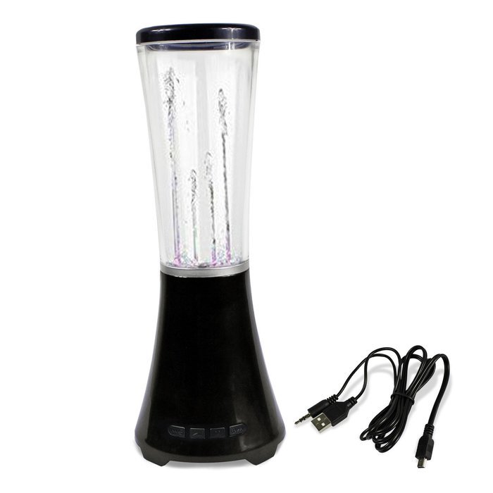 abcGoodefg&reg; Dancing Water Speakers Bluetooth Light Show Music Fountain Speaker with Subwoofer White N5