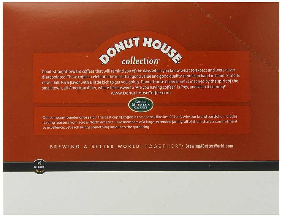 Donut House Collection Donut House Decaf, Keurig K-Cups, 24-Count N52