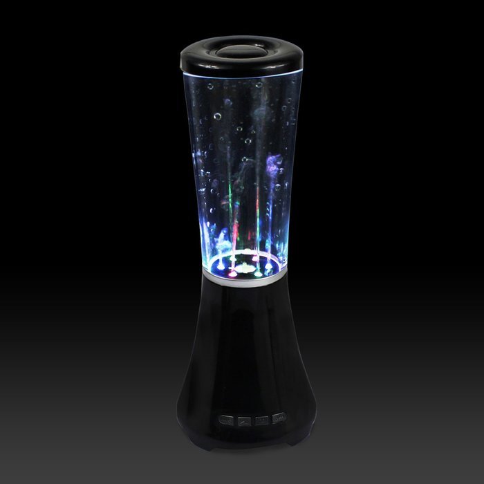 abcGoodefg&reg; Dancing Water Speakers Bluetooth Light Show Music Fountain Speaker with Subwoofer White N7