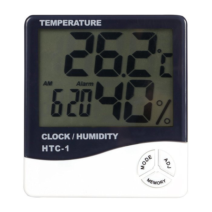 Homdox Digital Thermo Hygrometer Humidity Monitor Mini White N5