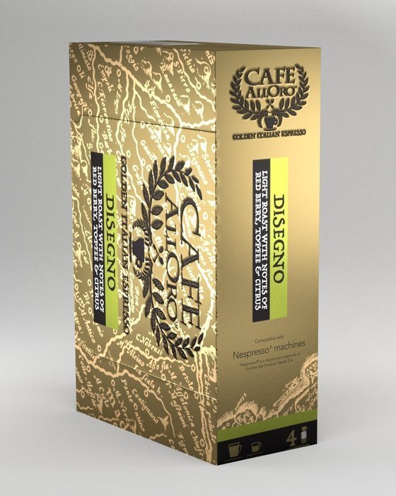 Caf&eacute; AllOro Ultra Premium Italian Espresso & Lungo Coffee Nespresso Compatible Variety Pack Capsules, Golden Italian... N2