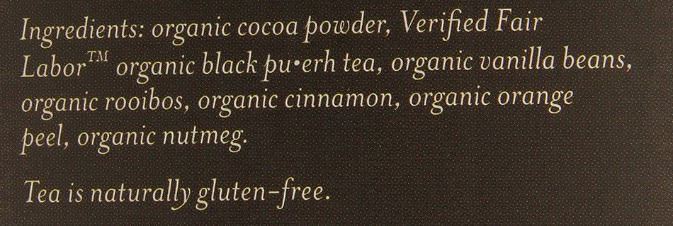 Numi Chocolate Pu-Erh Tea, 16 Count (Pack of 6) N4