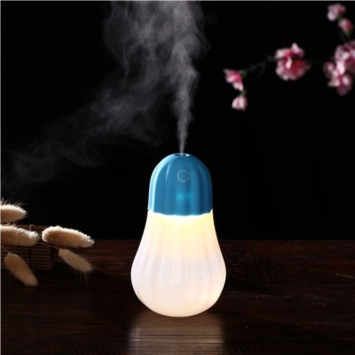 Youzee Mini Pumpkin Humidifier, USB Portable Office Air Diffuser Home Purifier Mist Maker N8