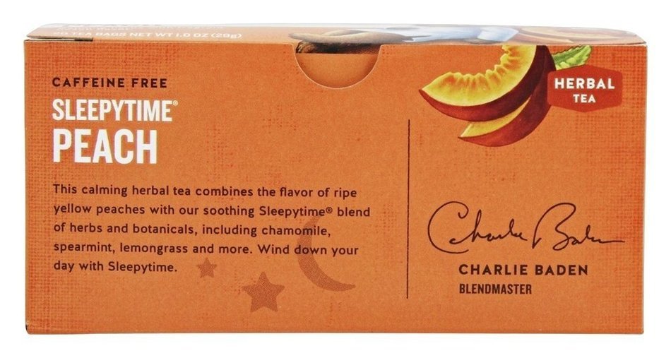 Celestial Seasonings - Herb Tea Sleepytime Peach 20 Bag N3