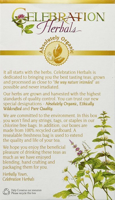 Celebration Herbals Elderberries Herbal Tea -- 24 Tea Bags N2