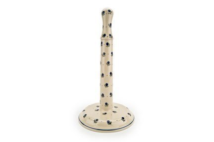 Polish Pottery Blueberry Paper Towel Holder