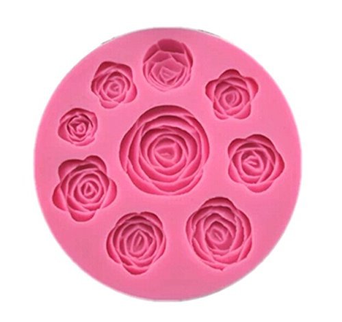 Autek Various Rose Fondant Soap Sugar Craft Cake Cookie Decorating Silicone Mold #132 N3