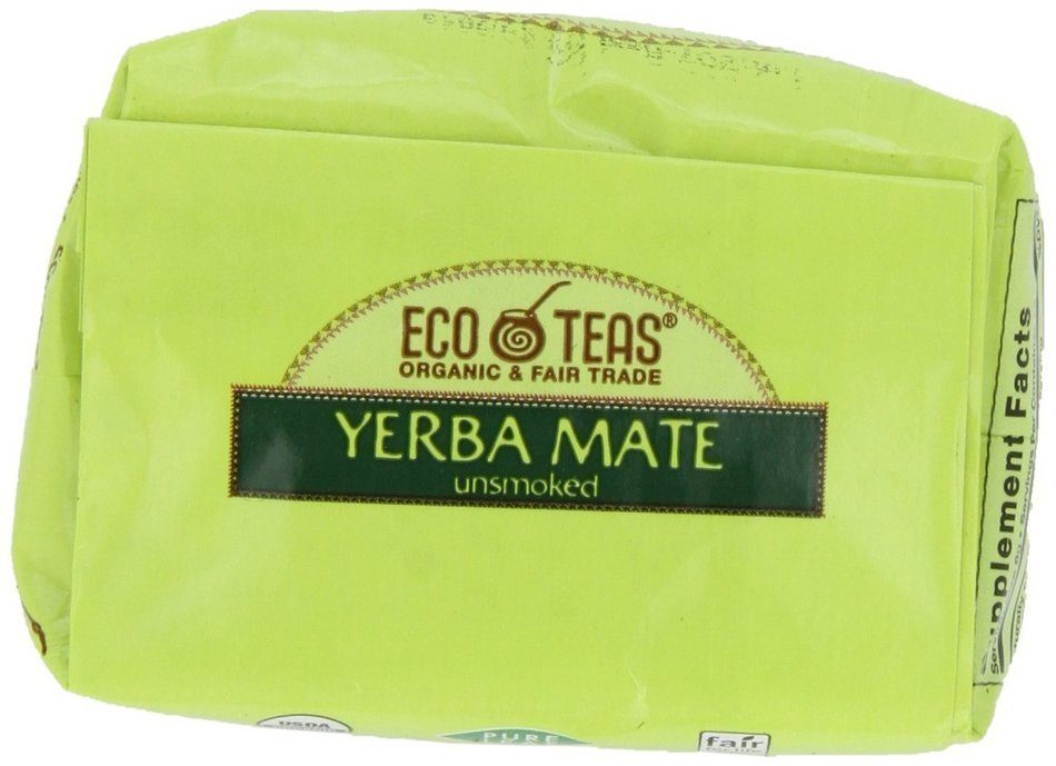 Eco Teas Organic Yerba Mate Unsmoked, Loose, 16-Ounces (Pack of 3)