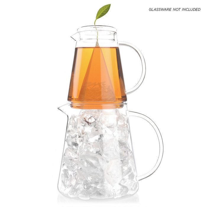 Tea Forte TEA OVER ICE Blends, Five Iced Tea Infusers, Mango Peach Green Tea N5