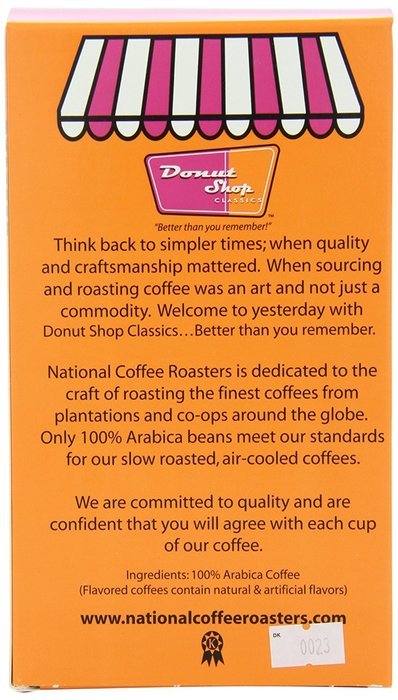 Donut shop Coffee Pods, Double Caff, 15 Count (Pack of 6) N4