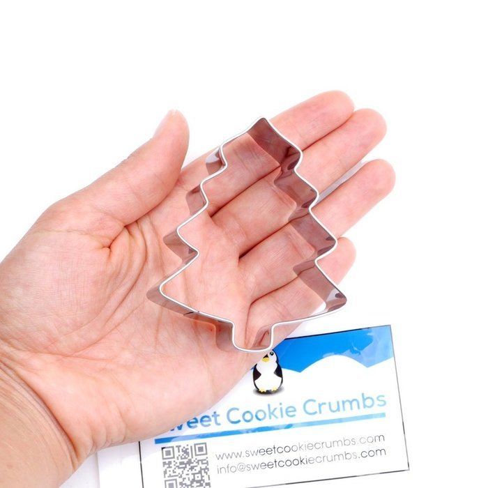 Small Christmas Tree Cookie Cutter- Stainless Steel N2