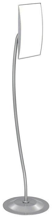 Safco Products 4174GR Customizable Rectangular Sign, Gray N2