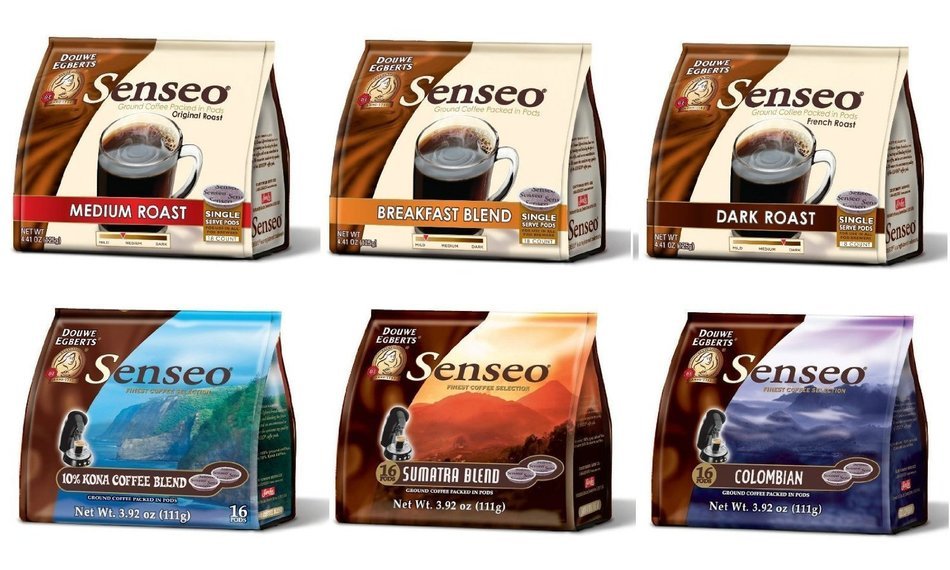 Senseo Coffee Maker Bundle including Senseo Coffee Variety Pack Sampler -6-flavor (Pack of 6) N4