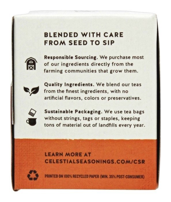 Celestial Seasonings - Herb Tea Sleepytime Peach 20 Bag N4