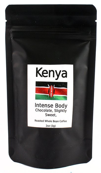 Single Origin Whole Bean Coffee Sampler, Artisanal Roasted Kenya AA, Costa Rica & Papua New Guinea 3-2oz packages N5