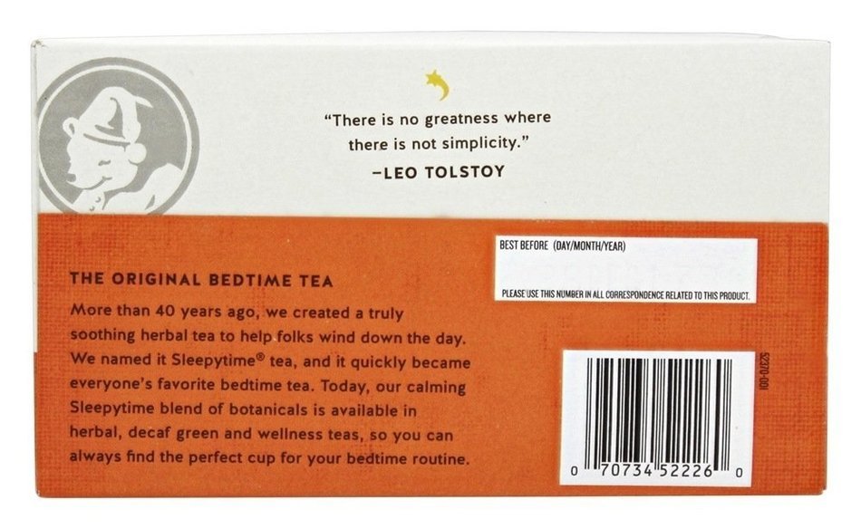 Celestial Seasonings - Herb Tea Sleepytime Peach 20 Bag N5