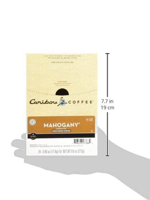 Caribou Coffee K Cups Mahogany 24 Count - 2 Pack