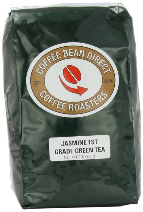 Coffee Bean Direct Jasmine Tea, 1St Grade, loose-tea-format, 2 Pound Bag N2