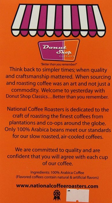 Donut shop Coffee Pods, Double Caff, 15 Count (Pack of 6) N7